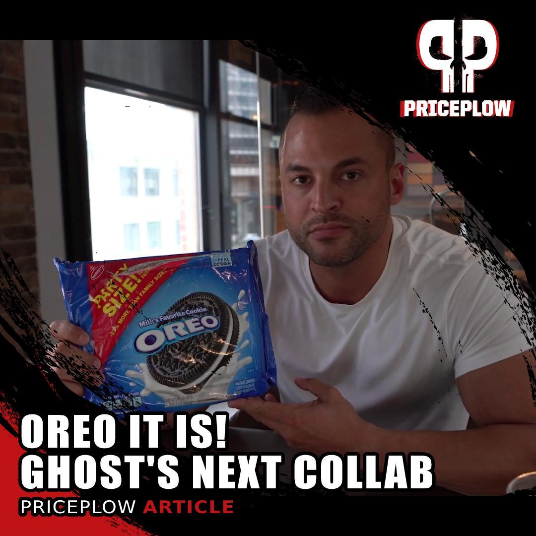 OREO IT IS! The next GHOST Whey collab is with none other than @NabiscoSnacks' @OREO, putting all other "Cookies & Cream" protein powders on notice!!⠀