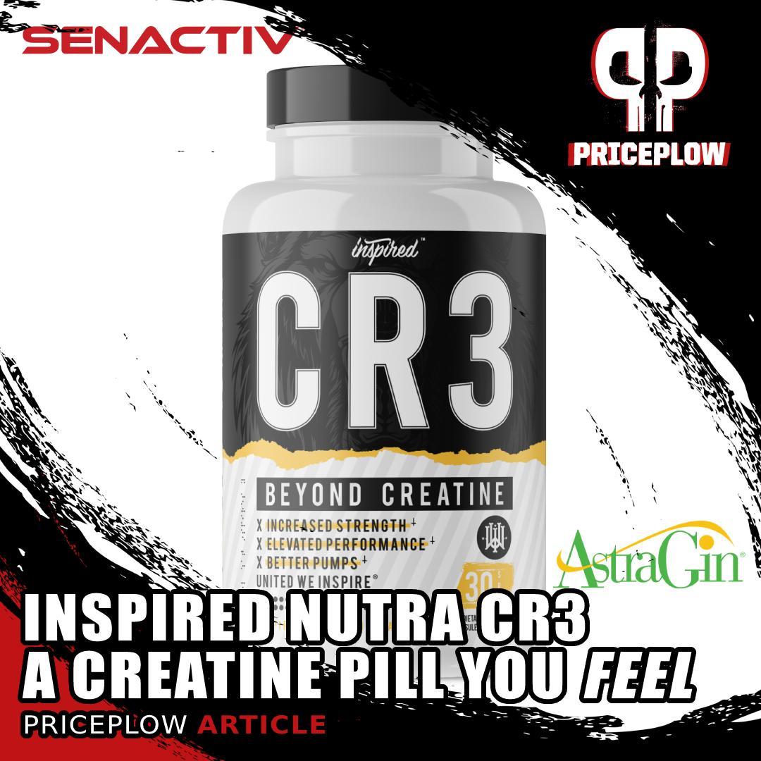 Inspired Nutraceuticals CR3: A Creatine Pill You Can FEEL⠀