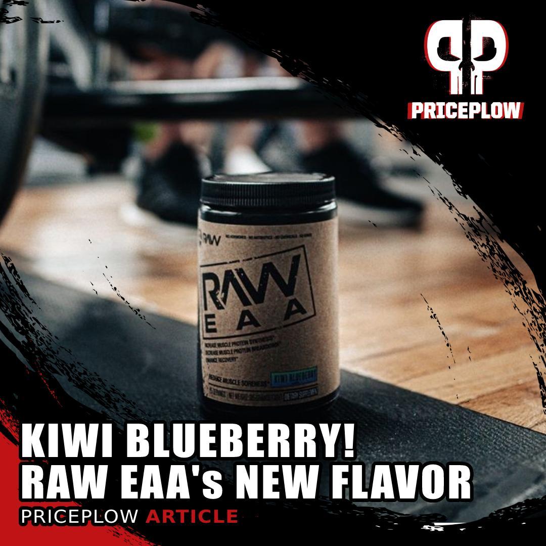 RAW EAA Kiwi Blueberry: Big EAA Doses Get Big Flavor⠀