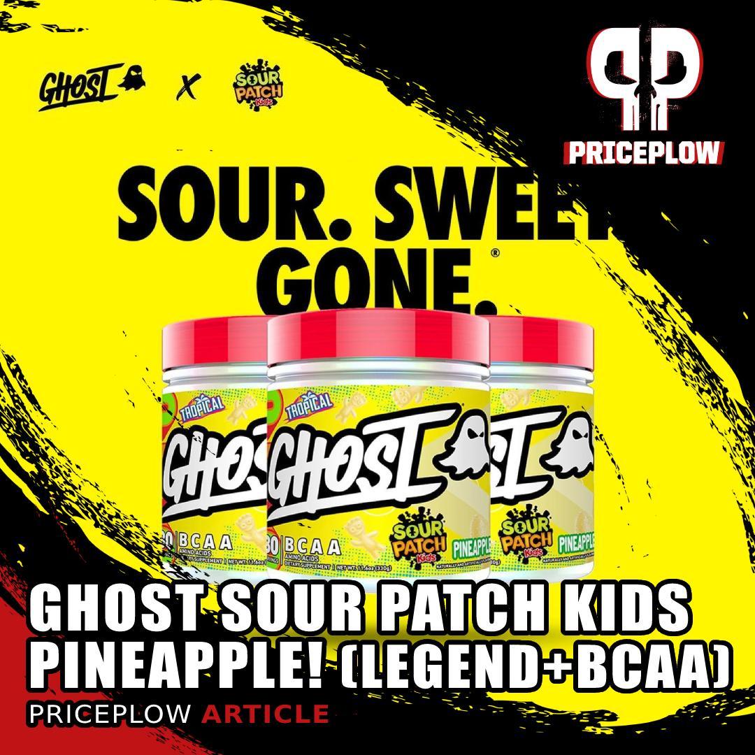 In case you missed it, @GhostLifestyle has expanded their @SourPatchKids flavor lineup with SPK PINEAPPLE in Ghost Legend and Ghost BCAA!⠀