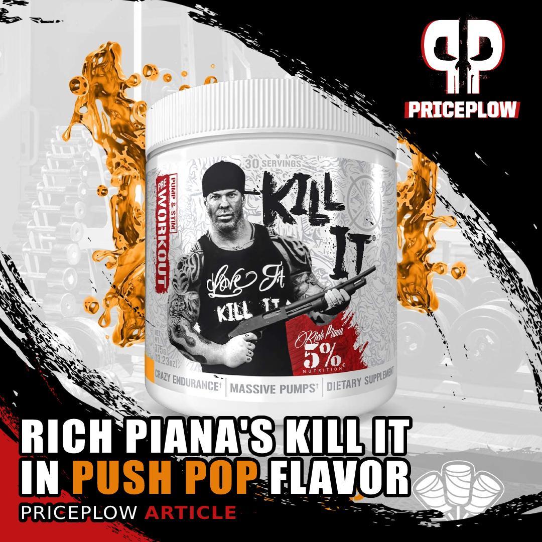 Let's start this week out RIGHT! And that means with the latest (and greatest) flavor of the legendary @5PercentNutrition pre workout, KILL IT -- in PUSH POP!⠀