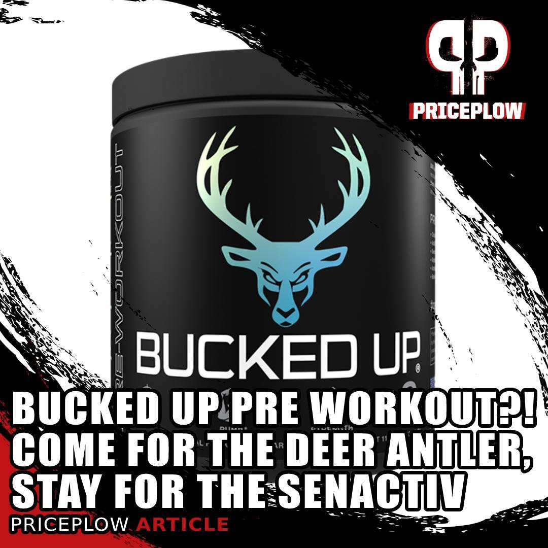 Deer antler velvet in a pre workout?! Yep, today we go there with DAS Labs supplements' @buckedupsupps Bucked Up Pre Workout, which has an entry-level 200mg caffeine but BOTH AstraGin and Senactiv from @NuLivScience⠀