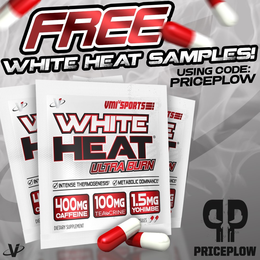 Are you ready to FLY?! Because it's #FreebieFriday and VMI Sports is giving PricePlow Nation a free sample of their WHITE HEAT fat burner!⠀