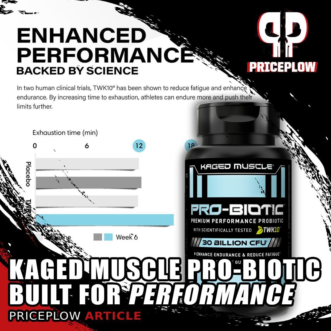 Think probiotics are just for gut health? Think again! @Kaged Muscle Pro-Biotic is built for PERFORMANCE!⠀