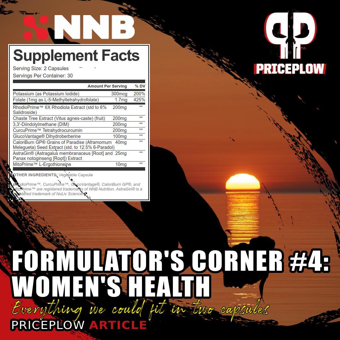 It's time for another Formulator's Corner "thought experiment"! In this one, we were tasked to make the ultimate WOMAN'S HEALTH supplement - but use only TWO capsules!⠀
