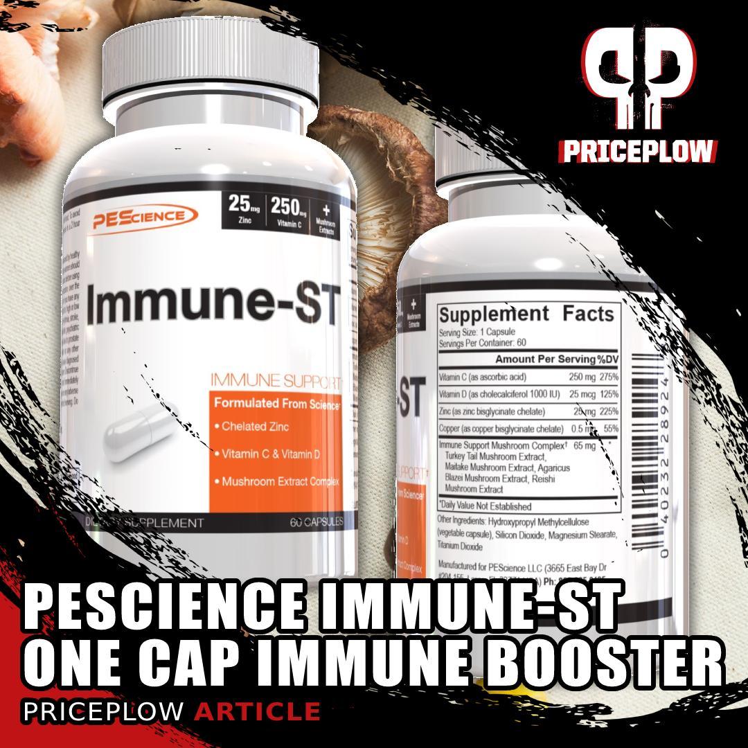 In just one capsule, @PEScience has put together a nice high-bioavailability immune booster in Immune-ST at a very fair cost!⠀