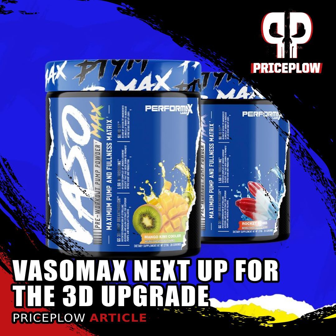 In case you missed it, Performax Labs has posted the label for their upgraded VasoMax, and it looks like a BLAST⠀