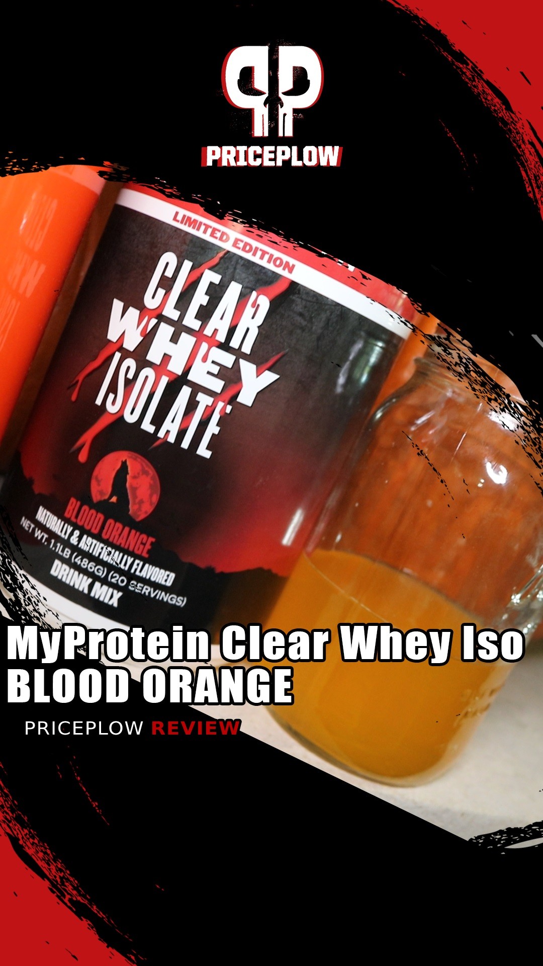 BLOOD ORANGE is Back! @MyproteinUS has a sale going on for their re-launched fall-themed Clear Whey Isolate Blood Orange flavor! This is a strong but smooth flavor, not too hard on the citrus notes.