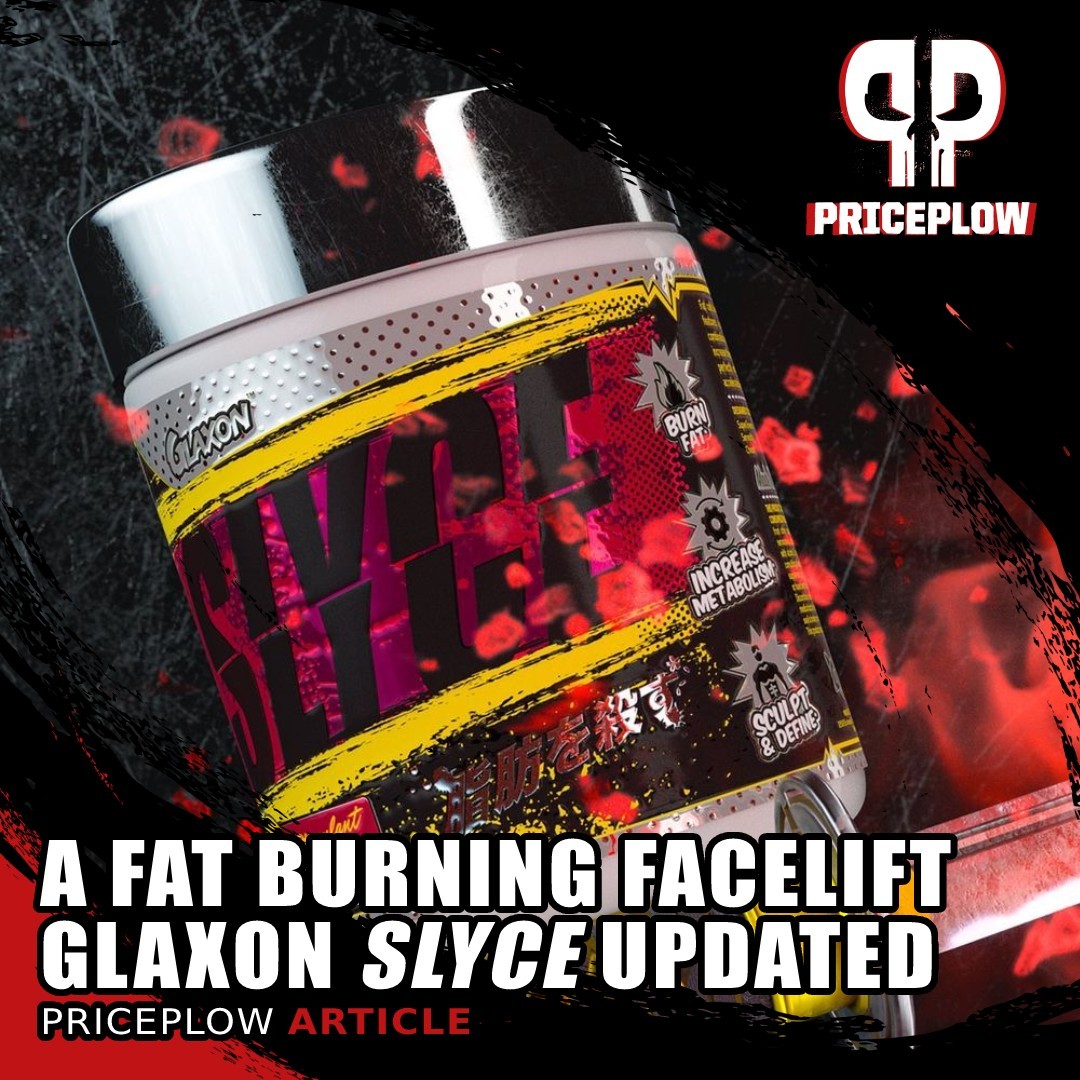 The @iamGlaxon SLYCE fat burner gets a radical facelift, with some new ingredients that we honestly had to ask Joey over at the @SupplementLab what was going on. If you're tired of the same old fat burner, you gotta check this formula out!⠀