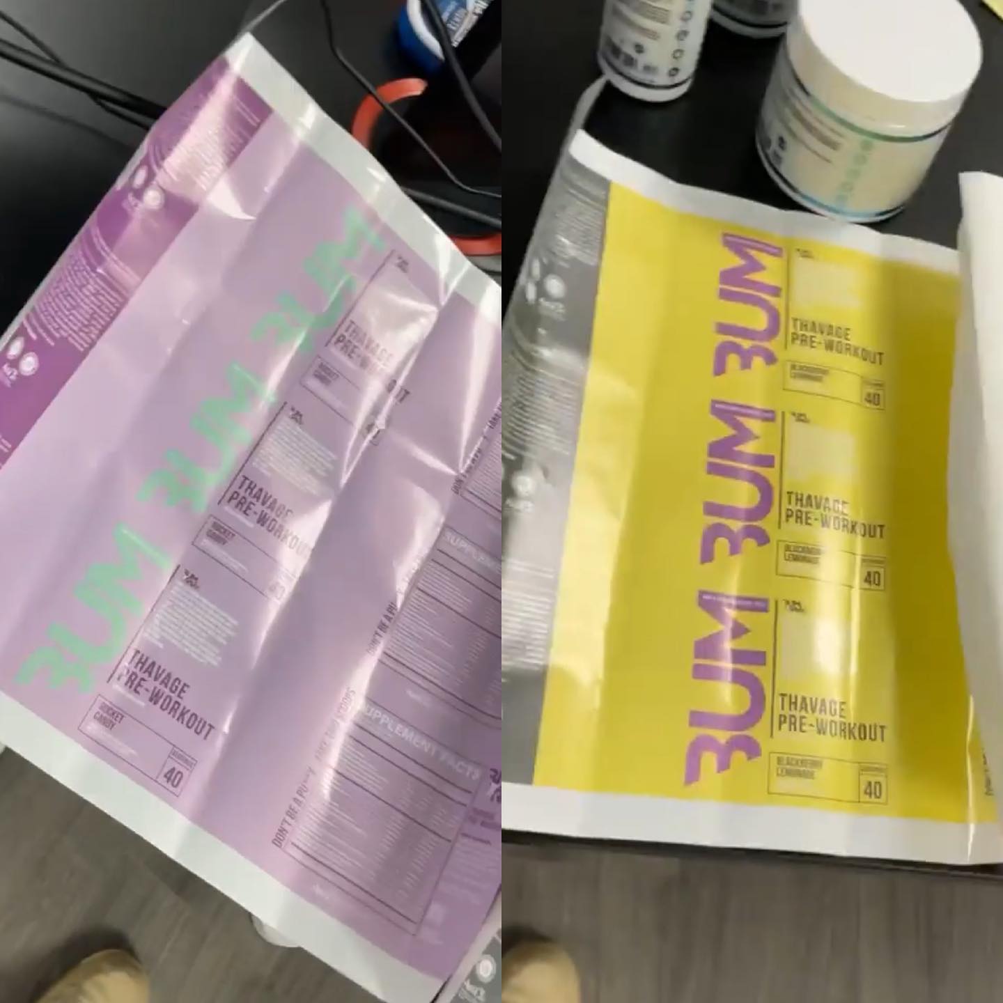 @d_iacovone shares a face lift coming to the @cbum x @getrawnutrition thavage pre workout!