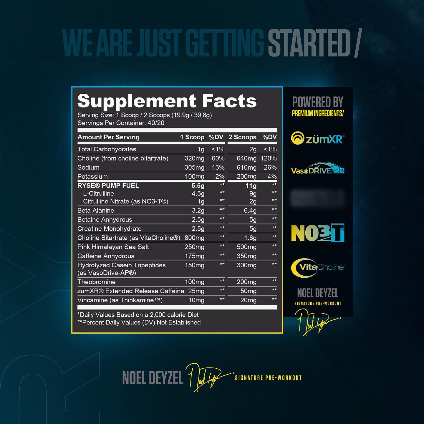 @ryse_supps “40g preworkout” with @noeldeyzel_bodybuilder is finally revealed