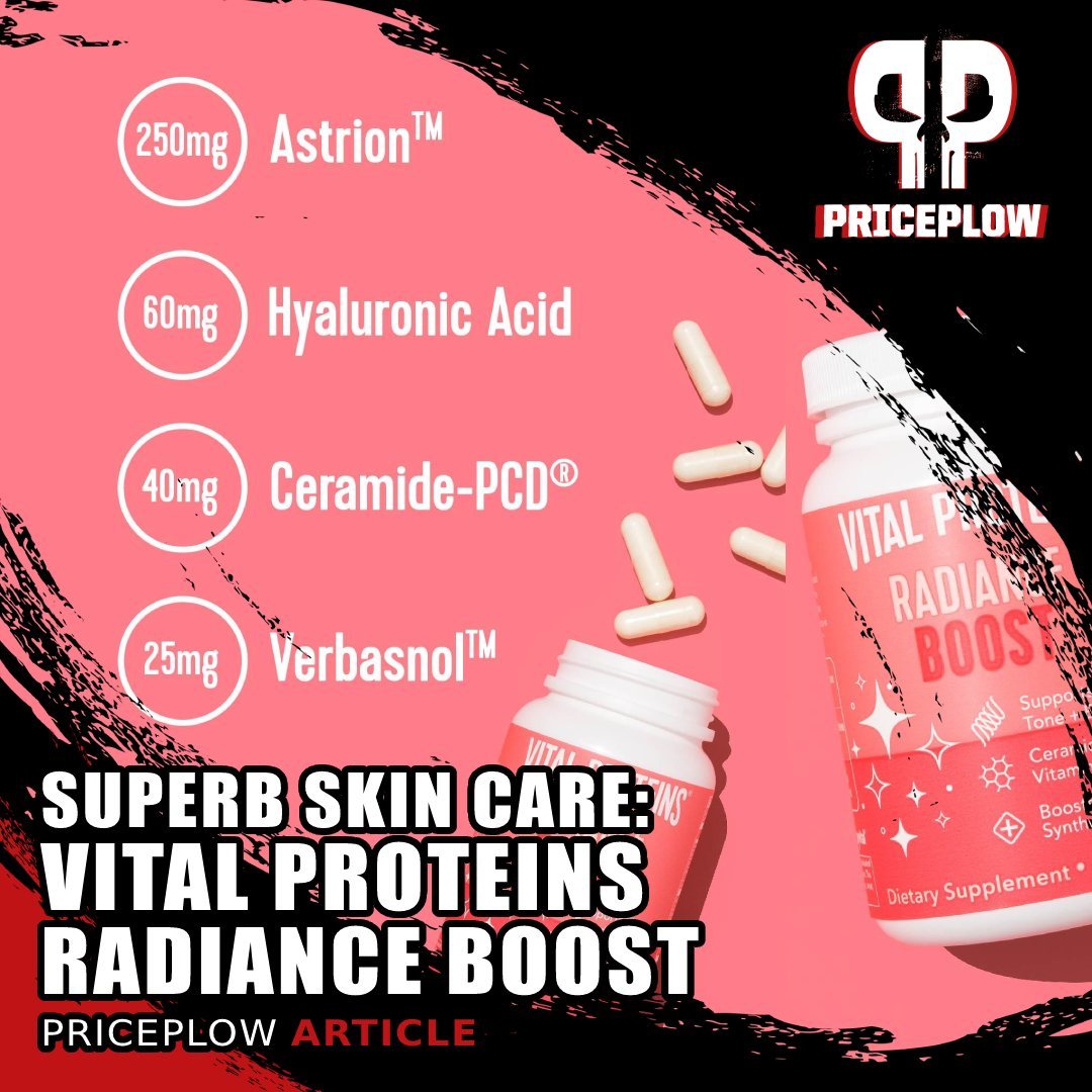Radiance Boost by @VitalProteins: Powerful Blend of Botanical Extracts For Skin Health⠀