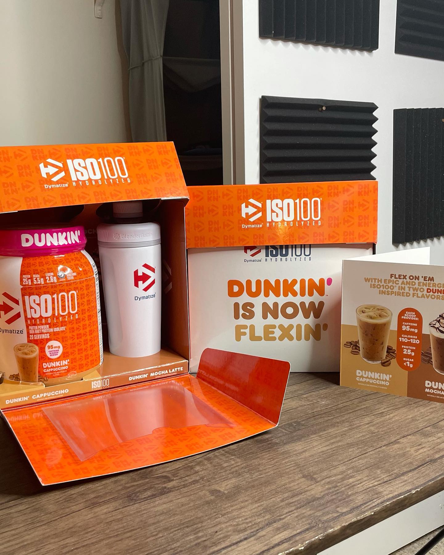 @dunkin x @dymatize does not disappoint with presentation