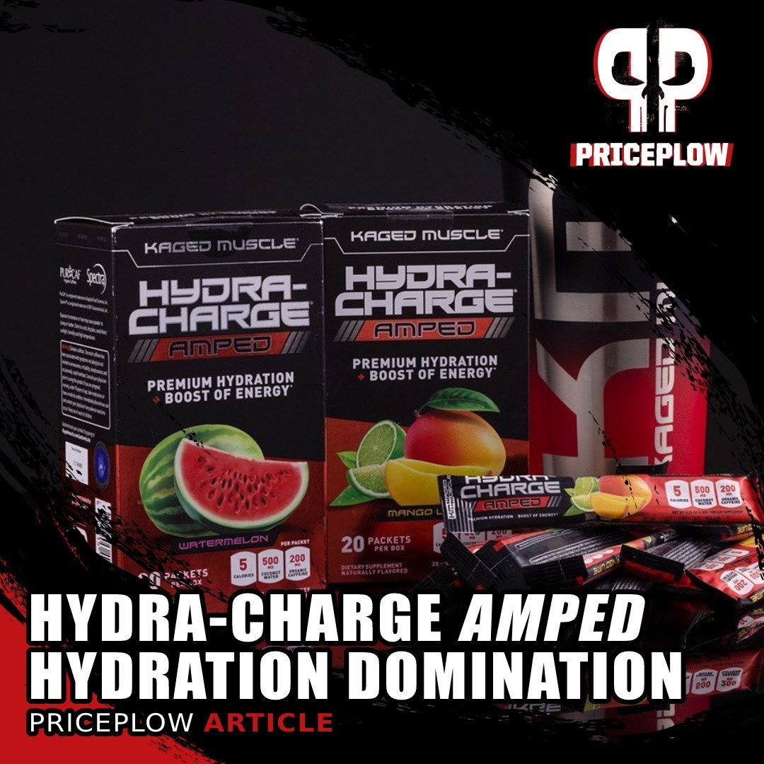 Despite using it ALL summer long, we missed covering @Kaged Hydra-Charged AMPED, which takes Kaged Muscle's legendary Hydra-Charge supplement, adds 200mg natural caffeine, and puts it into convenient stick packs.⠀