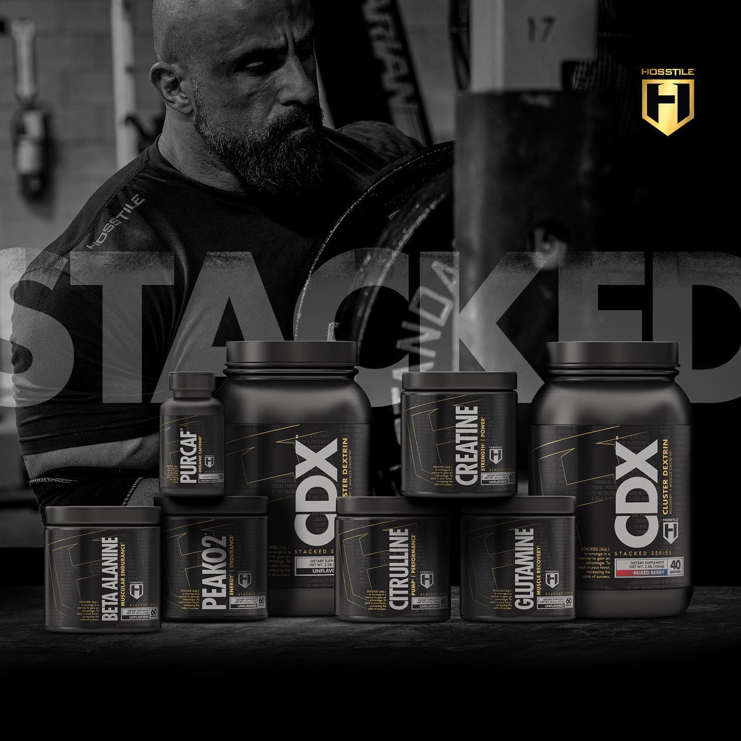 Love @hosstilesupps but miss the tingle of beta alanine? @fouadabiad has you guys covered with the stacked series: their new single ingredient launch. 