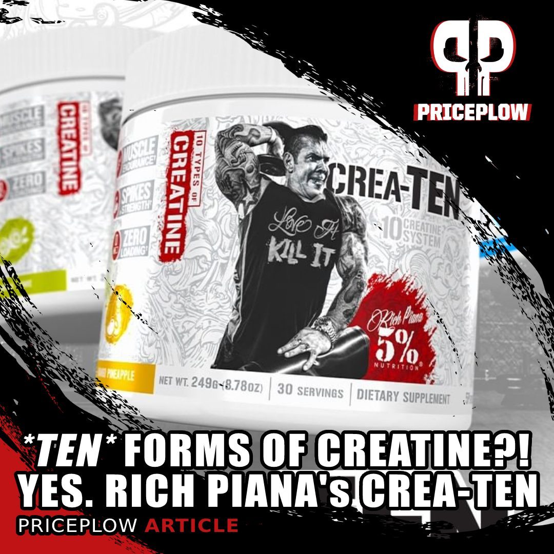 *TEN* Forms of creatine?!?! Rich Piana has a simple answer for you: YES.⠀
