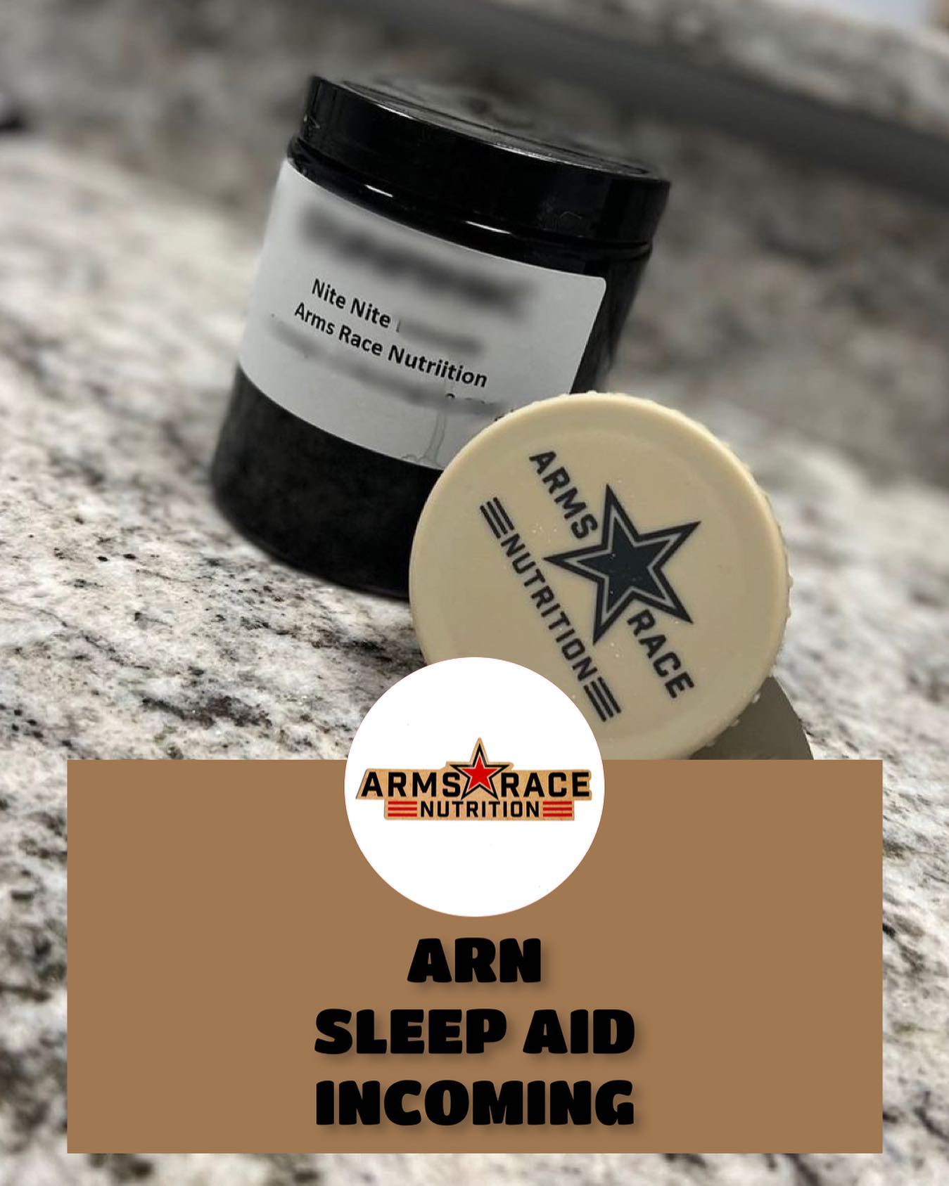 @armsracenutrition is launching a sleep aid named Nite Nite soon
