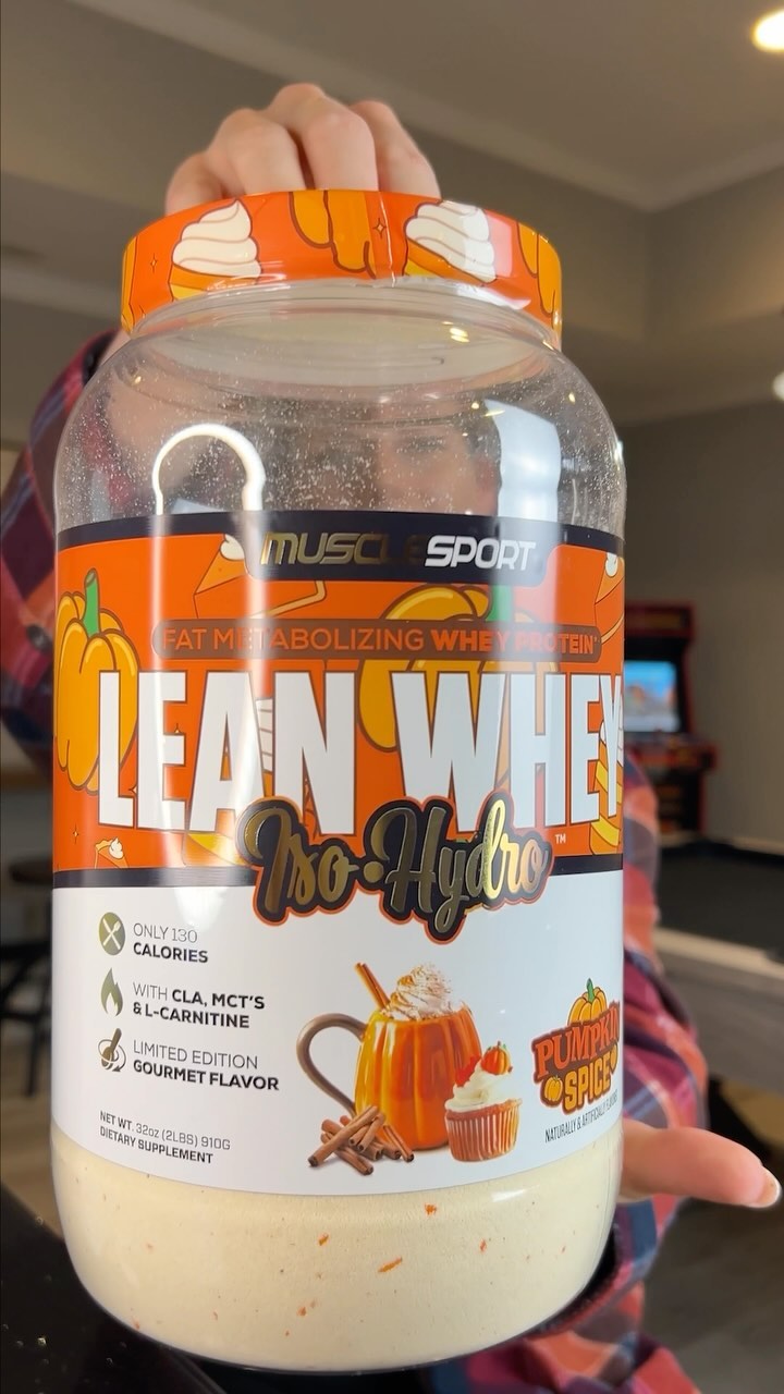 Pumpkin spice latte lean whey from @musclesportusa tasted by a basic B!