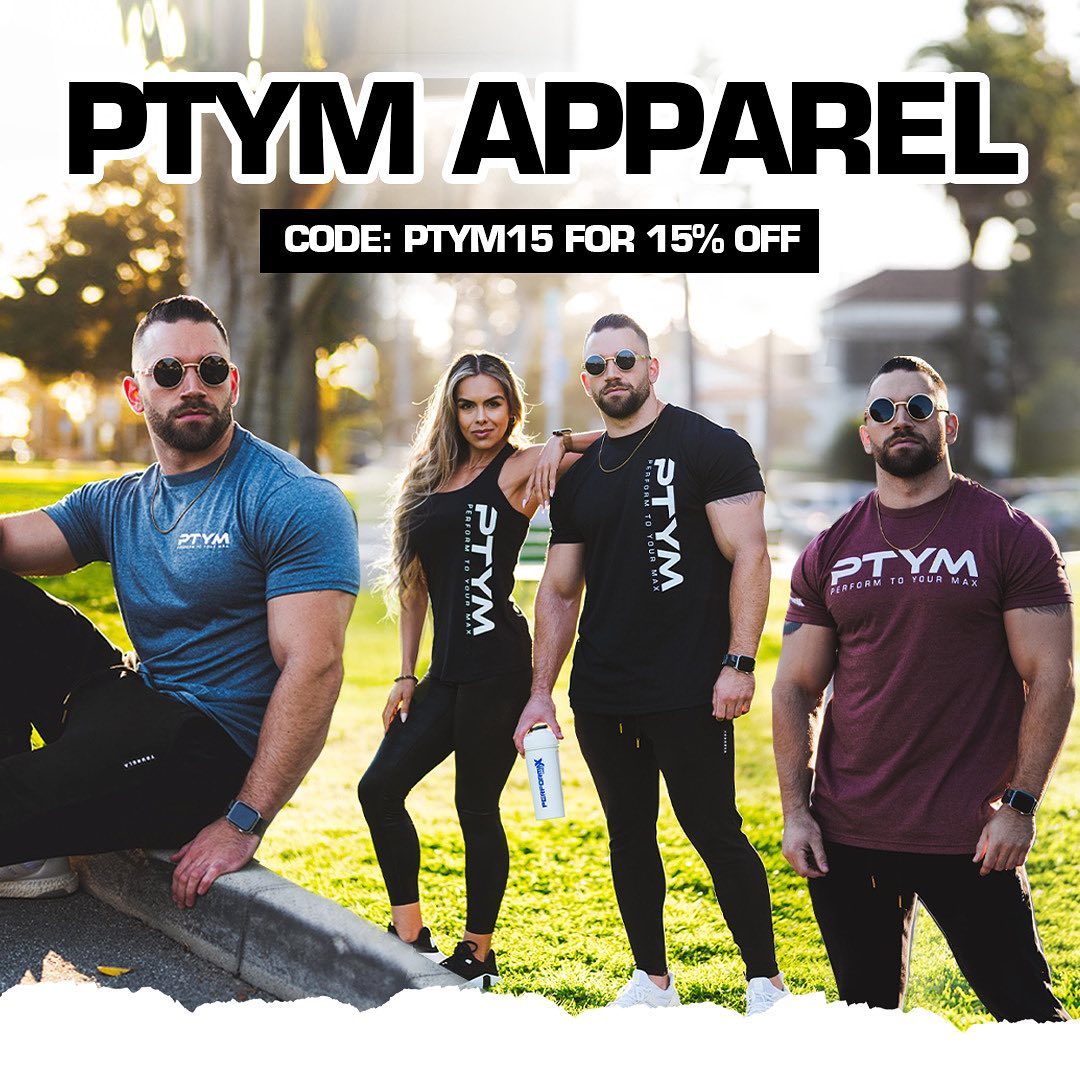 @performaxlabs has launched their PTYM premium series of apparel, they have a few more apparel launches this year!