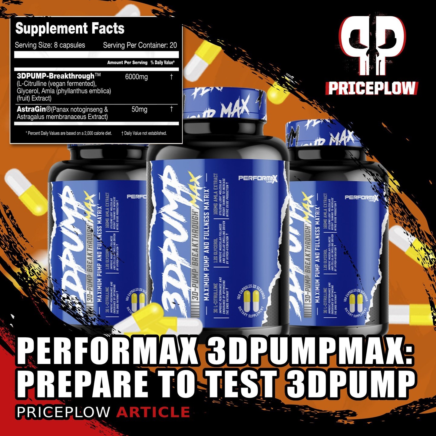 Looking for the best way to test the new 3DPUMP Breakthrough ingredient all on its own? @PerformaxLabs has just announced 3DPUMPMax!