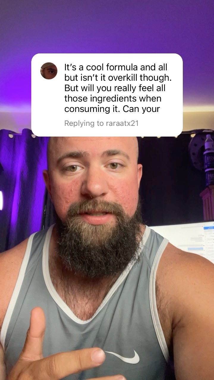This question in regards to @ekkovision dethroner was a good question. While I don’t think that preworkout is overkill, there definitely are some that should consider this thought process
