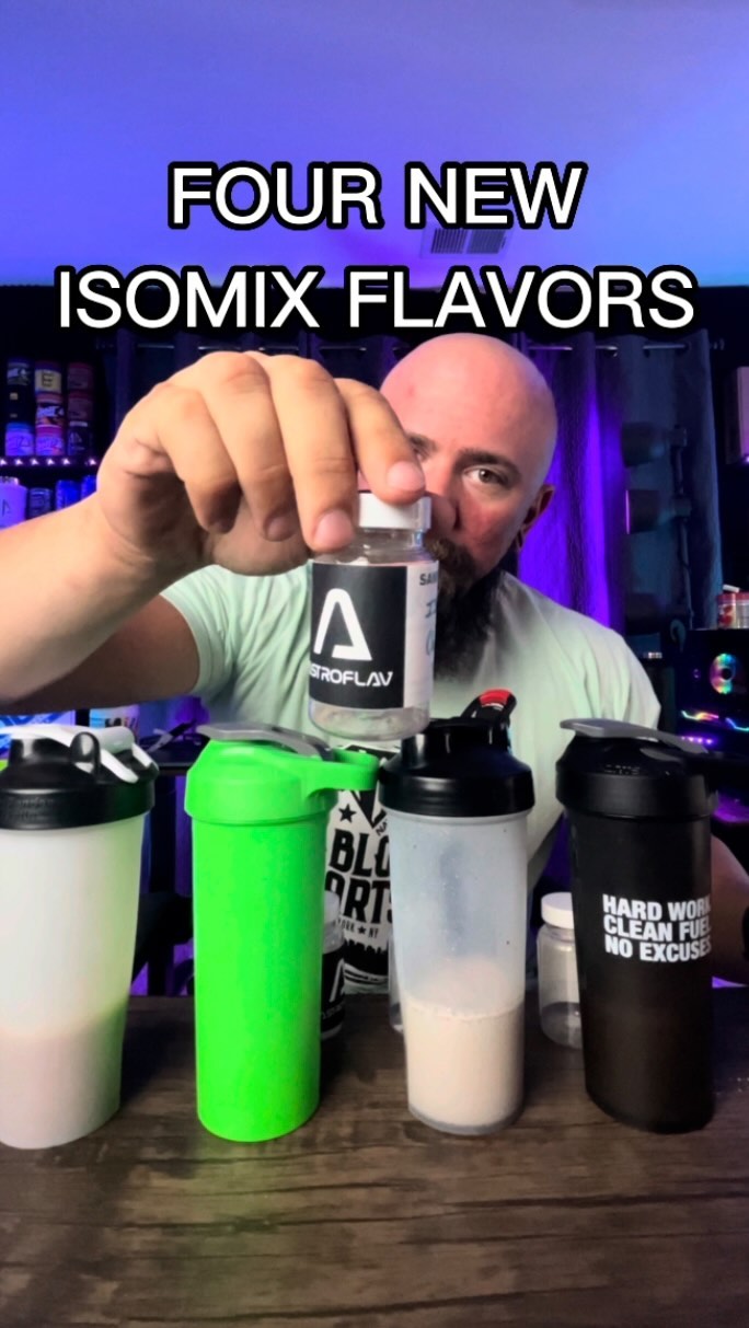 @astroflav sent us new ISOMIX flavors, part of the new rebrand that’s coming soon??