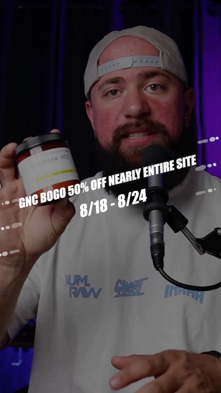 BOGO 50% OFF ALMOST ENTIRE SITE @gnclivewell RIGHT NOW