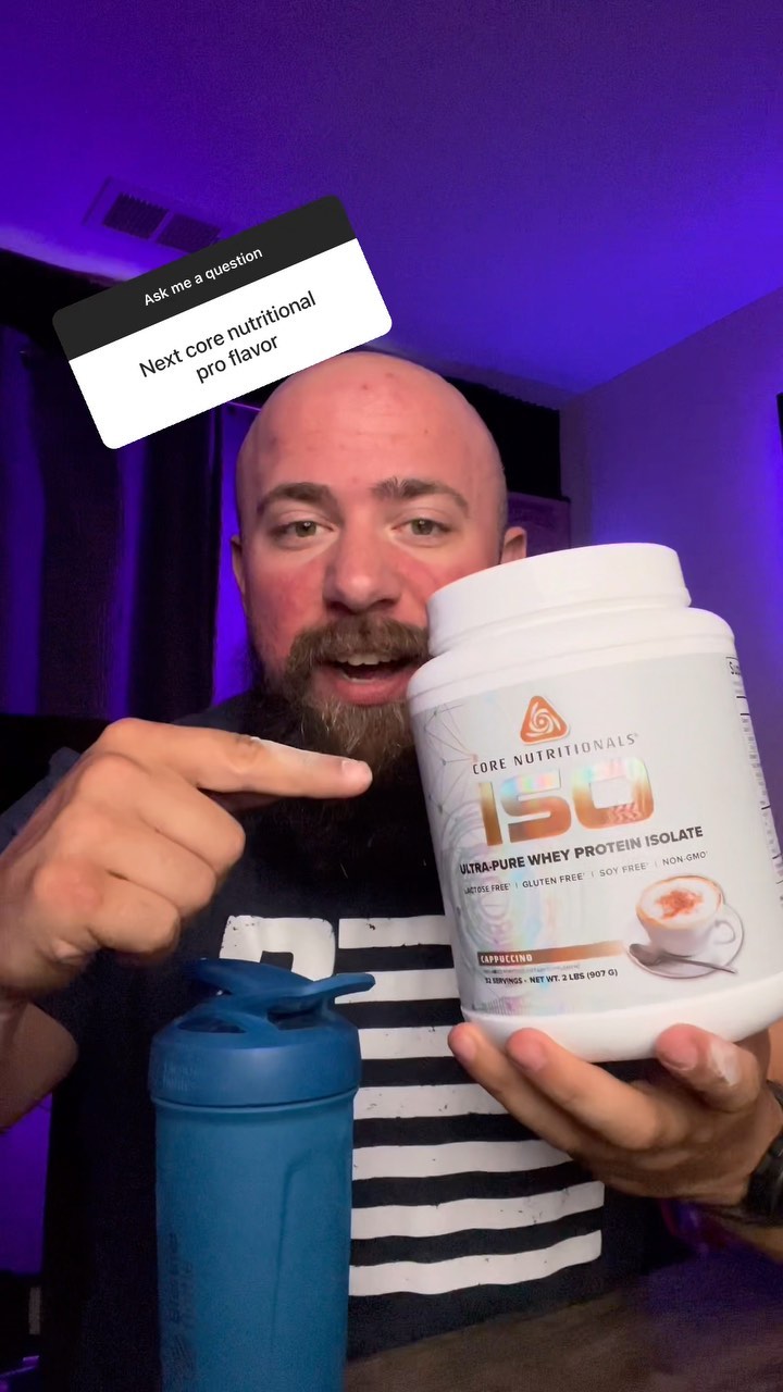 @corenutritionals ISO cappuccino now available!