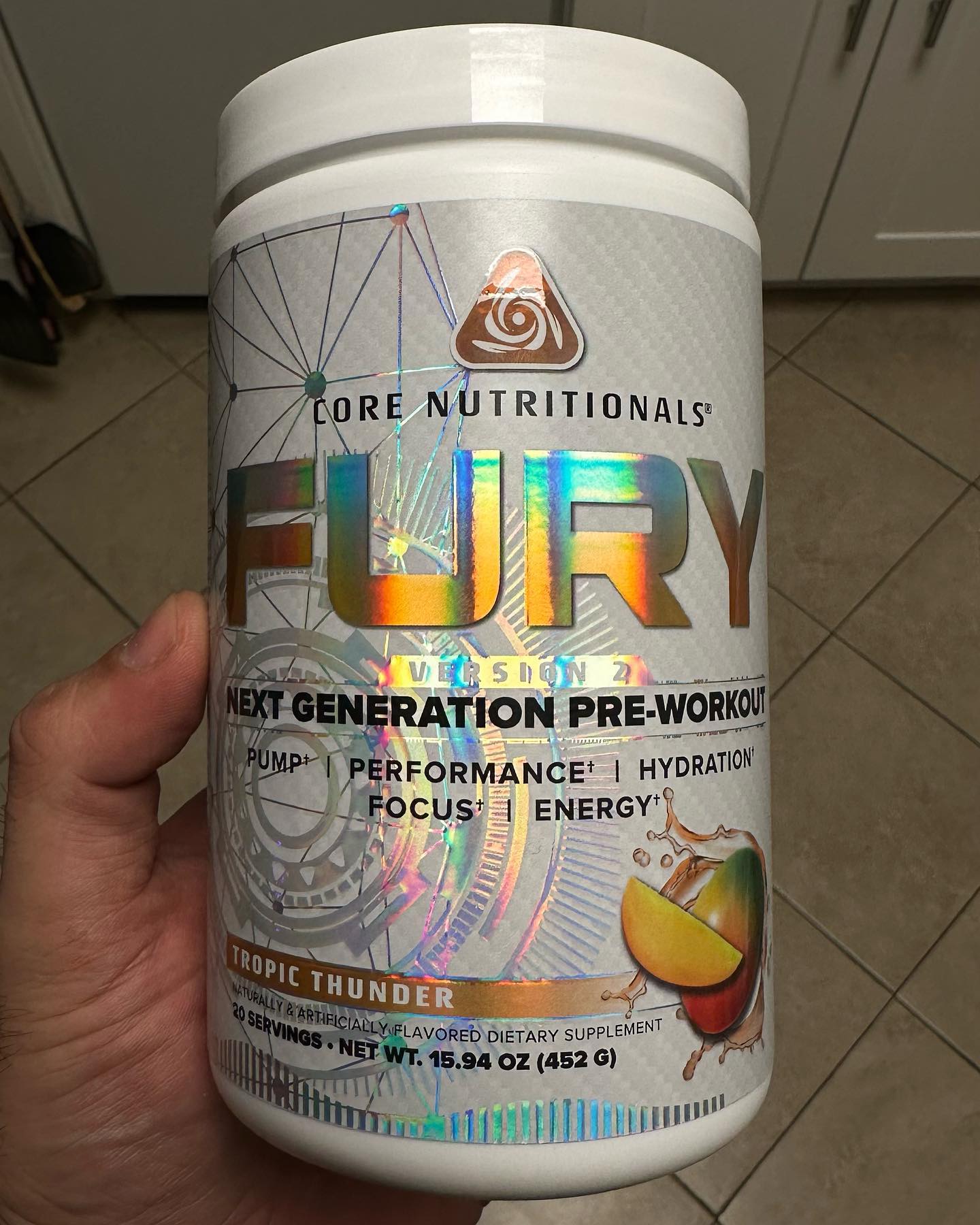 NEW @corenutritionals FURY!