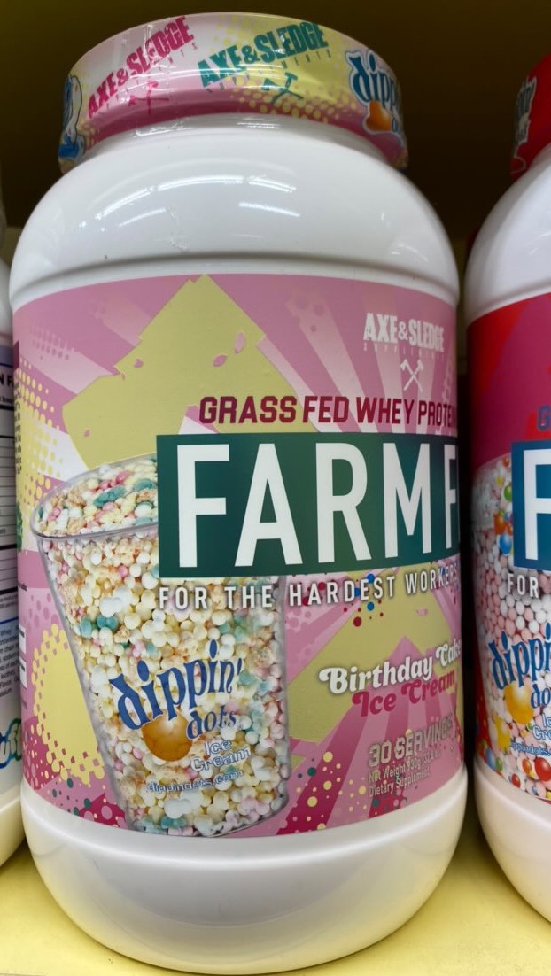 LAUNCHED AT @vitaminshoppe - @dippindots @axeandsledge BIRTHDAY CAKE