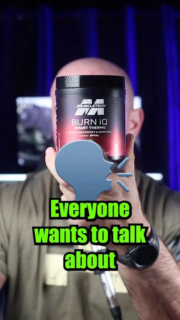 @muscletech BURN IQ- the smart thermogenic burner, powered by enfinity!