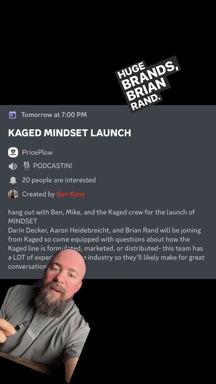TOMORROW @kaged mindset launch podcast! We’re giving away three of these boxes and toooons of information on the industry. So come hang with us