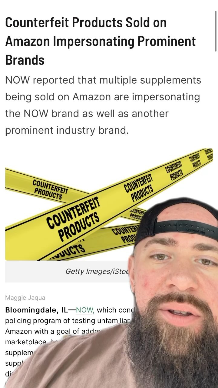 @nowfoodsofficial calls out FAKE SUPPLEMENTS on @amazon