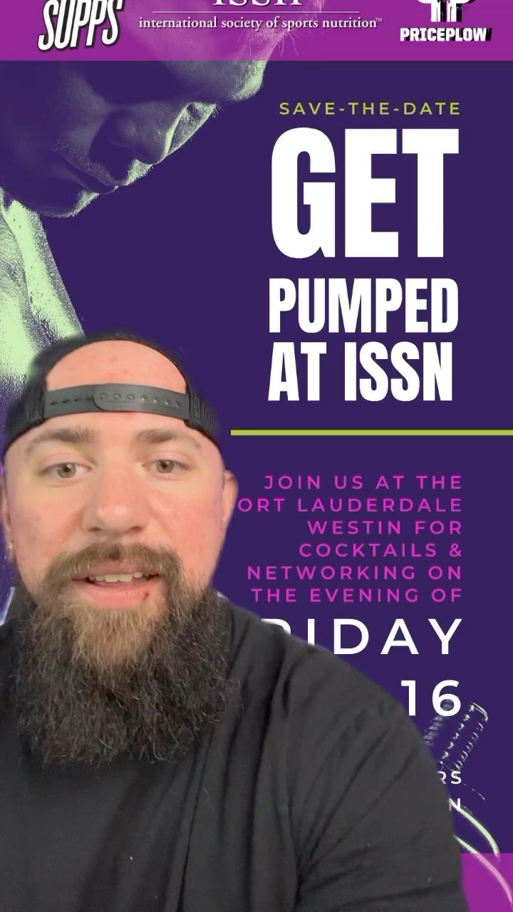 Don’t miss this opportunity to meet people in the supplement community!