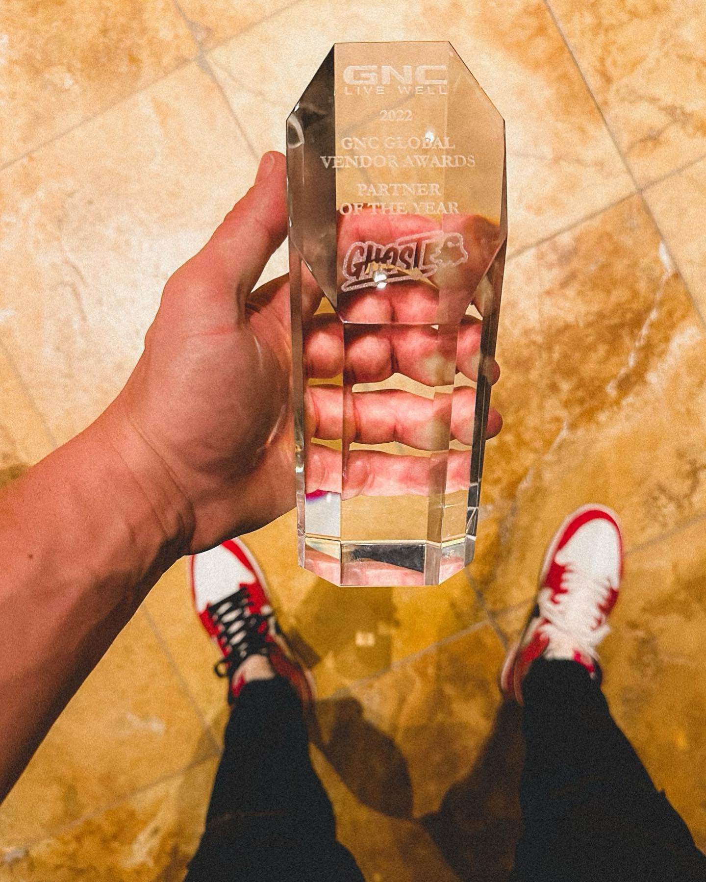 @ghostlifestyle wins @gnclivewell brand of the year!