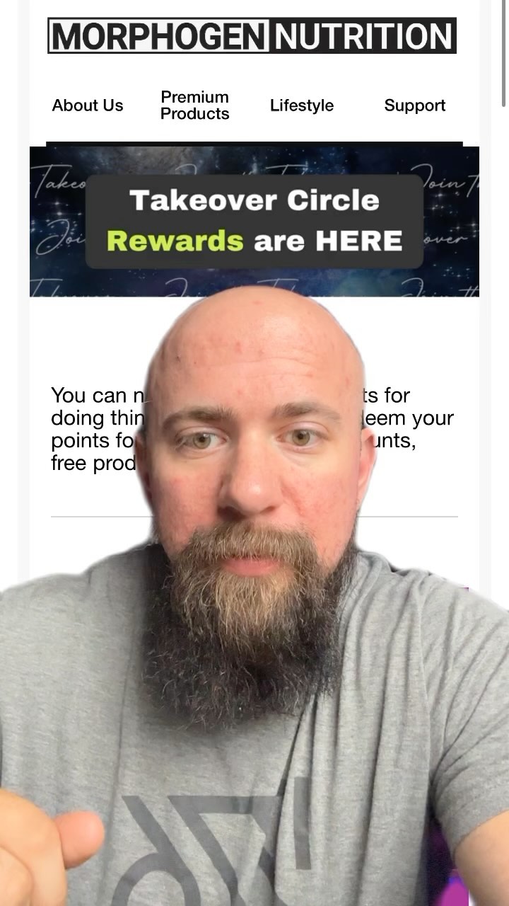 The @morphogen_nutrition takeover circle makes so much sense, you’d be dumb not to sign up