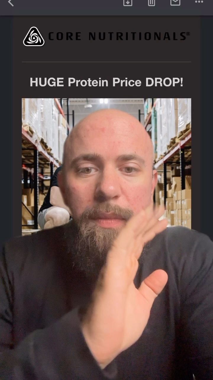 @corenutritionals and @armsracenutrition proteins down $5!!