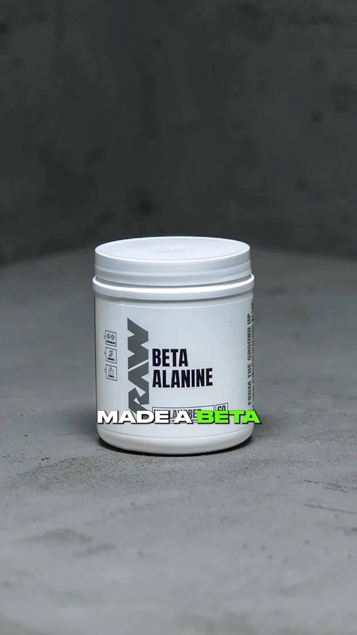 @getrawnutrition does MORE with their beta alanine product by adding histidine: a key ingredient in the production of carnosine