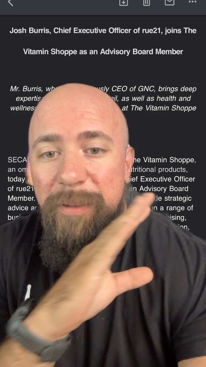 Ex @gnclivewell CEO moves to @vitaminshoppe as board member?!