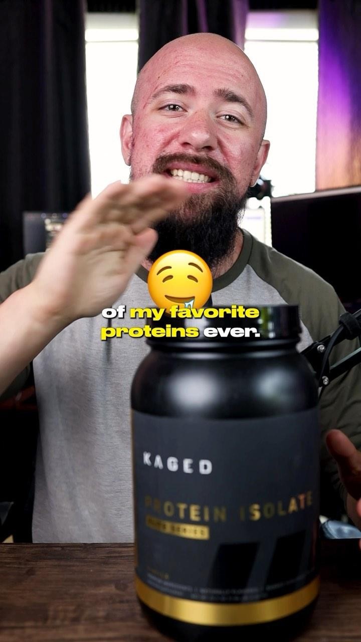 @kaged Protein Isolate Elite Series is out of this world! Not only is it tasty, but it packs some powerful tech in both @plasmaiowhey by @becomeio and Max Catalyst!