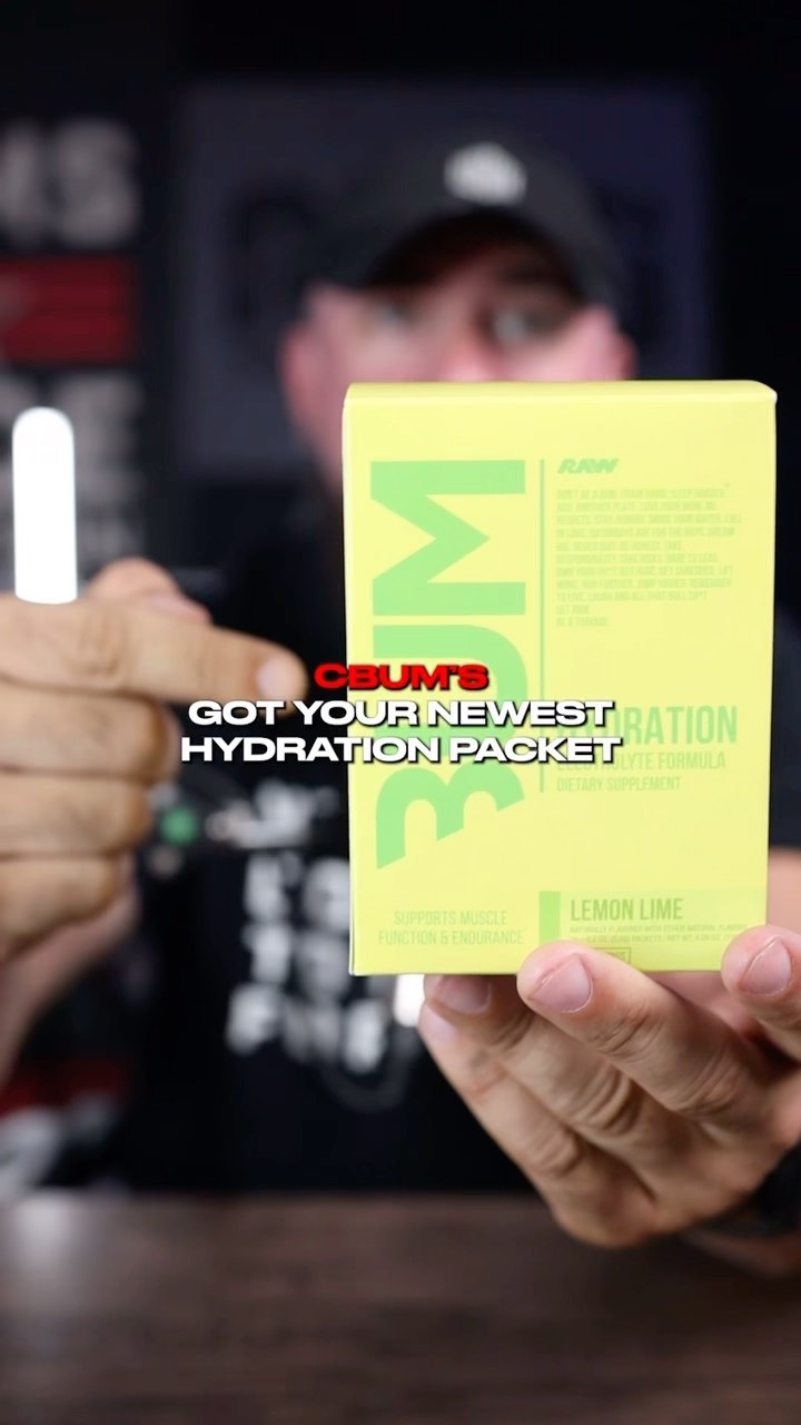 @getrawnutrition @cbum hydration packets have landed at @walmart and here’s why we’re excited about it!