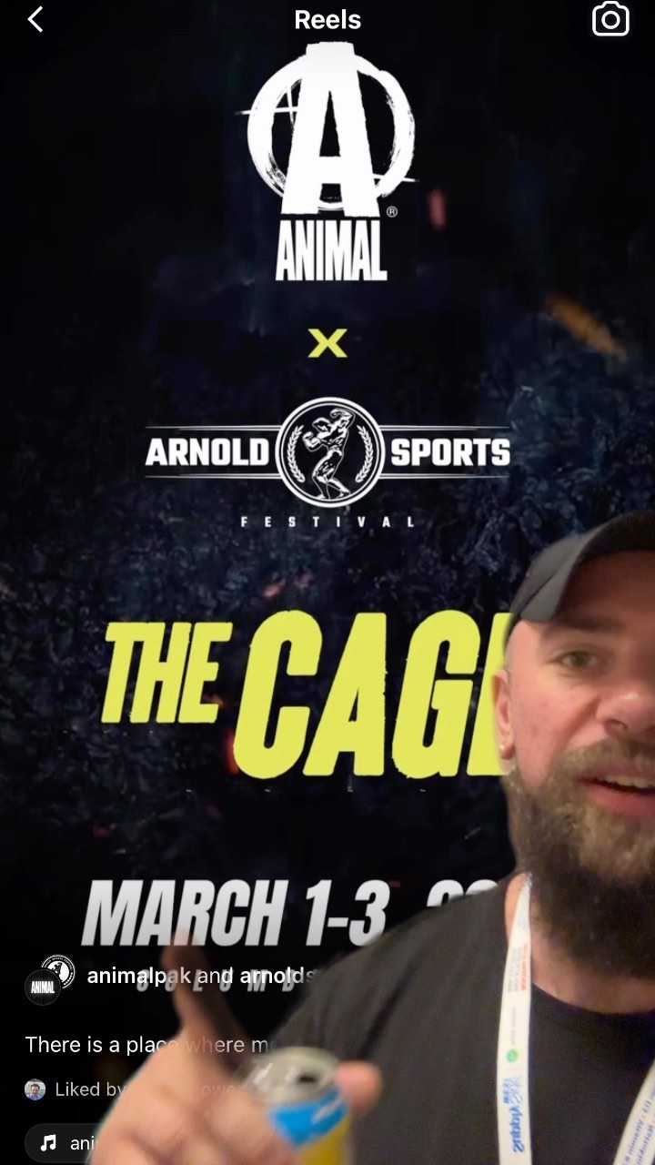 CANT WAIT! @animalpak brings back the CAGE for the @arnoldsports