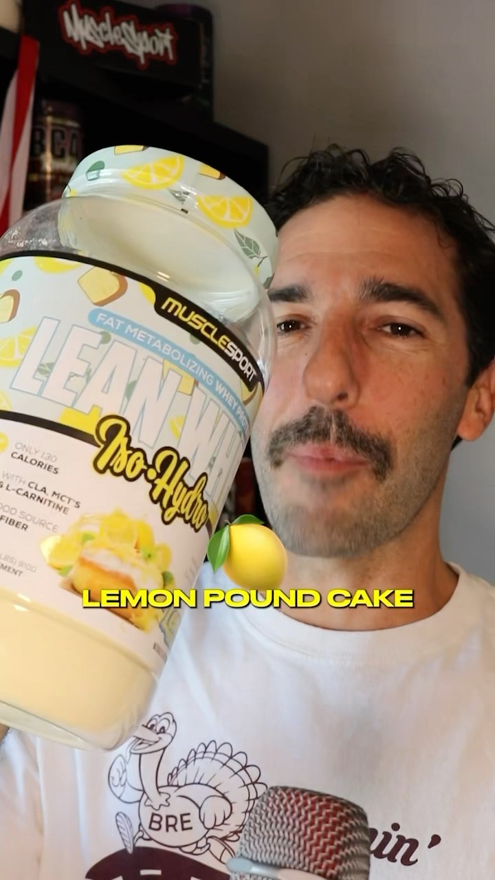 New @musclesportusa lean whey video from Mike?! Check out his thoughts on LEMON POUND CAKE