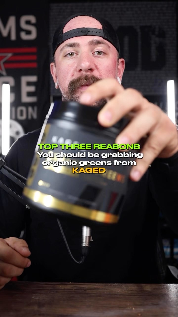 @kaged organic greens, bringing big doses of quality ingredients for you.