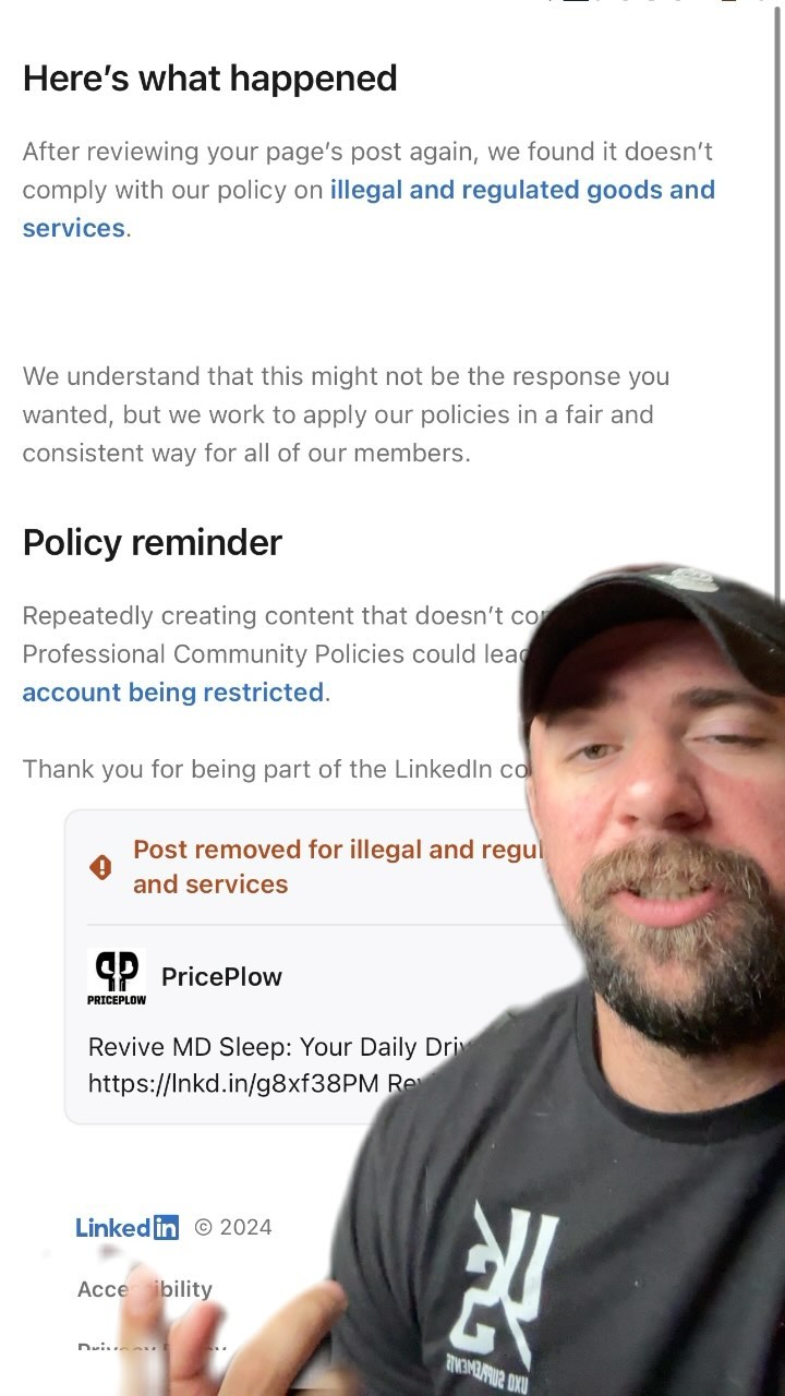 @linkedin is anti supplement? Kinda feels like it…
