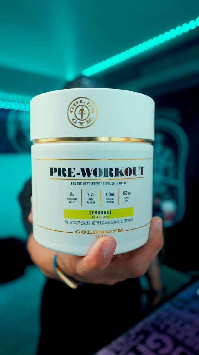 @goldsgym PRE-WORKOUT!? 