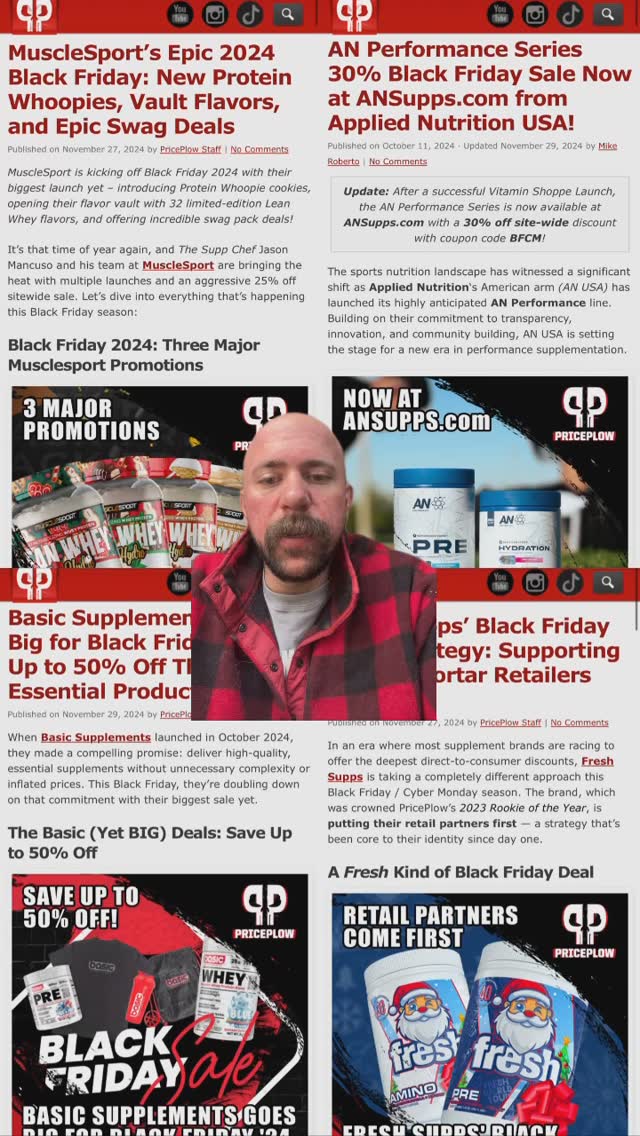 BLACK FRIDAY SUPPLEMENT DEALS