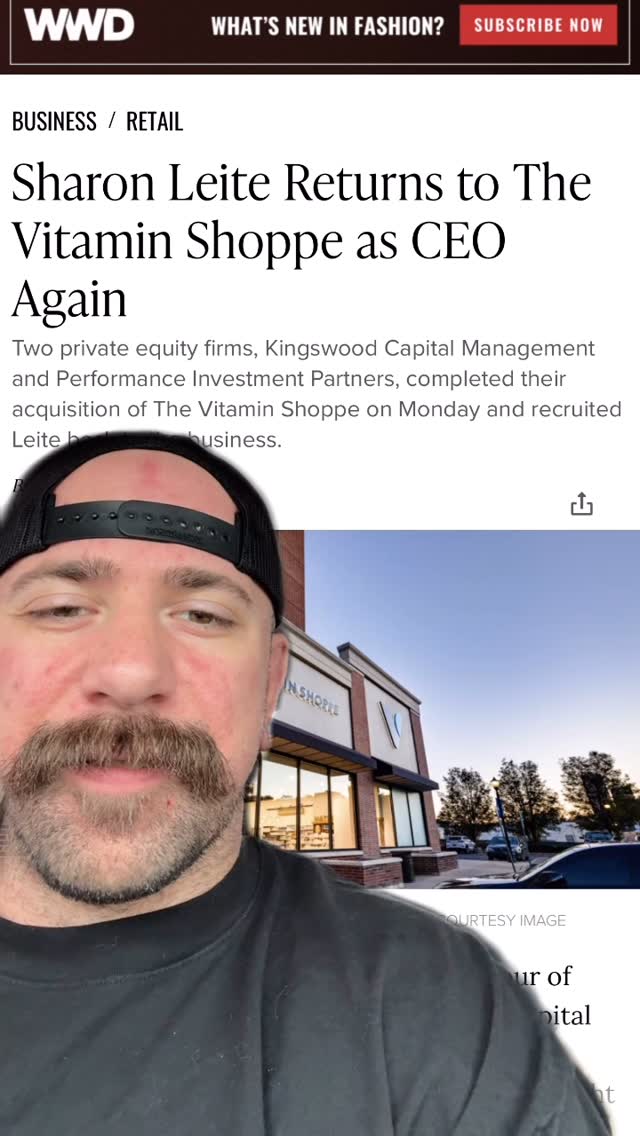 Sharon Leite back as CEO at @vitaminshoppe