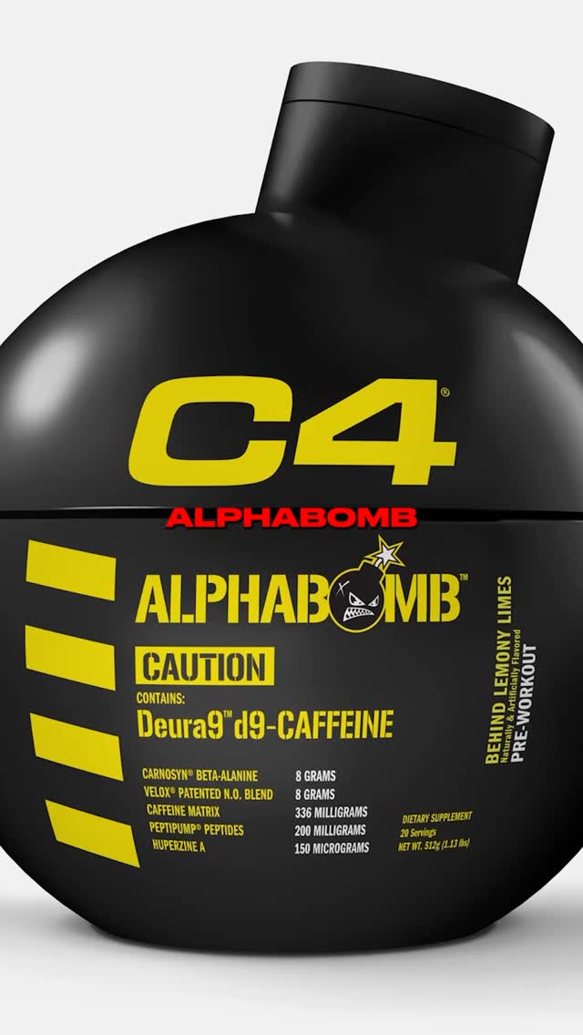 Everyone’s been asking about the new @c4energy Alpha Bomb and what D9 caffeine is. Here’s an explainer on why this preworkout is a big hitter. #c4partner