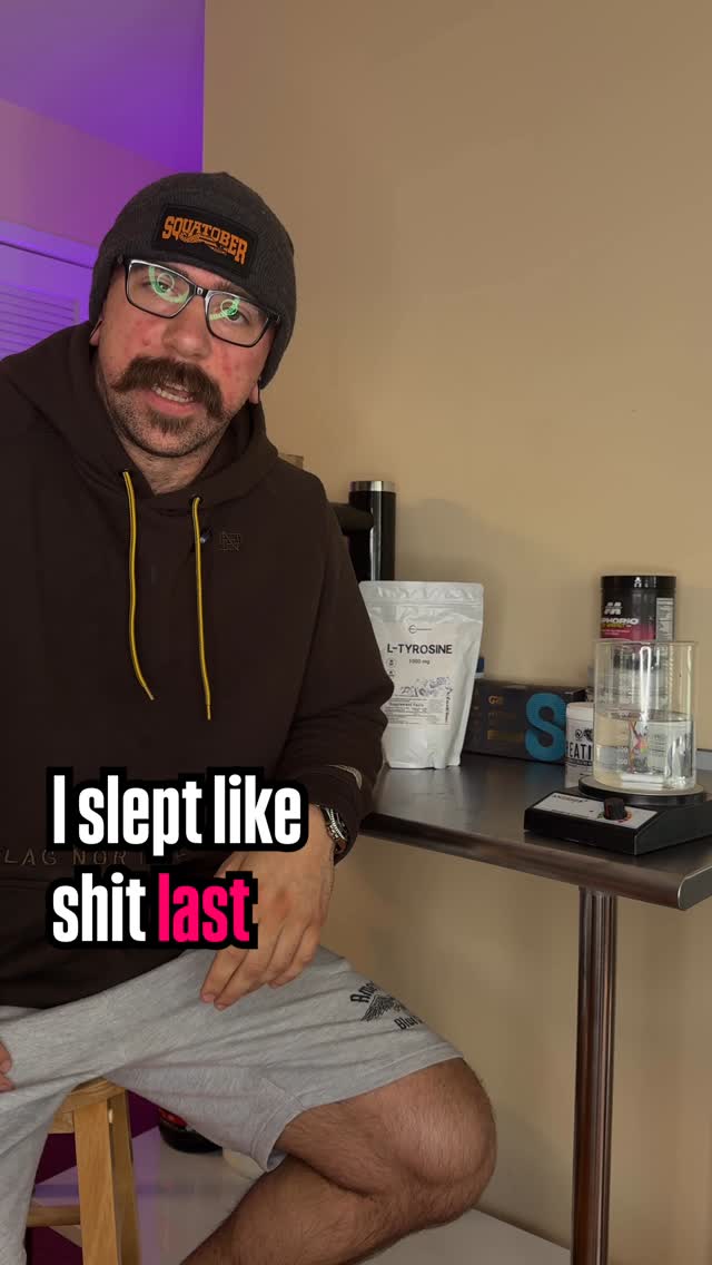 I slept like shit last night! Here’s 3 supplements I’m using to counteract that. 
